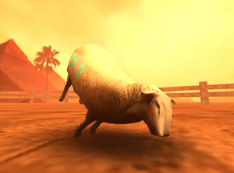 Crazy Cattle 3D Game Background